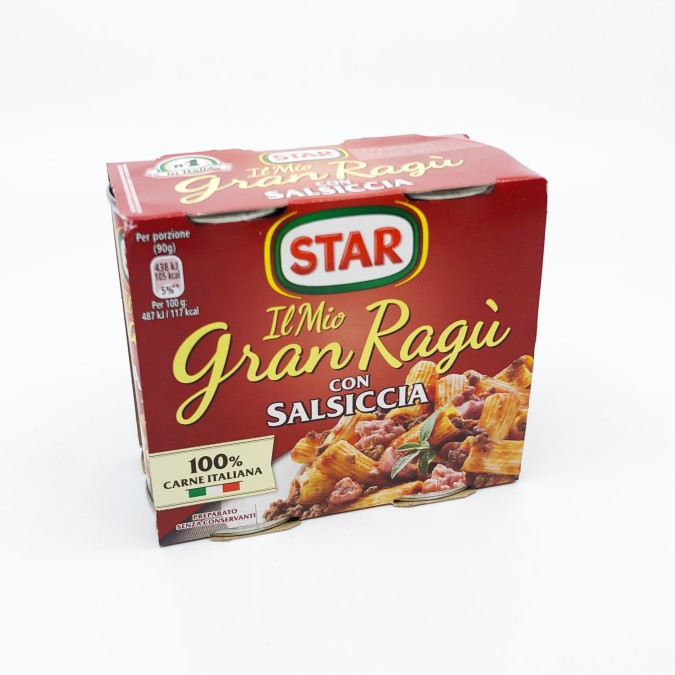Star Gran Ragu con Salsiccia  2x180g