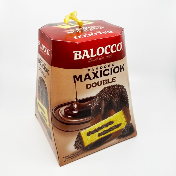 Balocco Pandoro Maxiciok Double Fondente - Dupla csokis 800g 